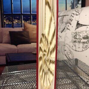 Unique Handcrafted Folded/Cut Book Art  - A True Conversation Piece!  Nautilus